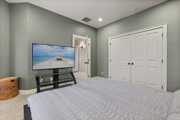 Bedroom, Interior, Recessed Lighting