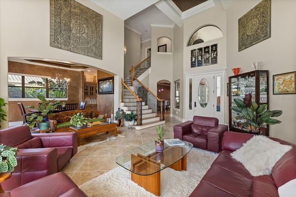 Chandelier, Dining room, Interior, Living room, Recessed Lighting