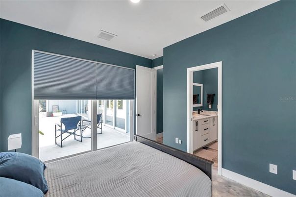 Bathroom, Bedroom, Interior, Recessed Lighting, Wood Texture Flooring