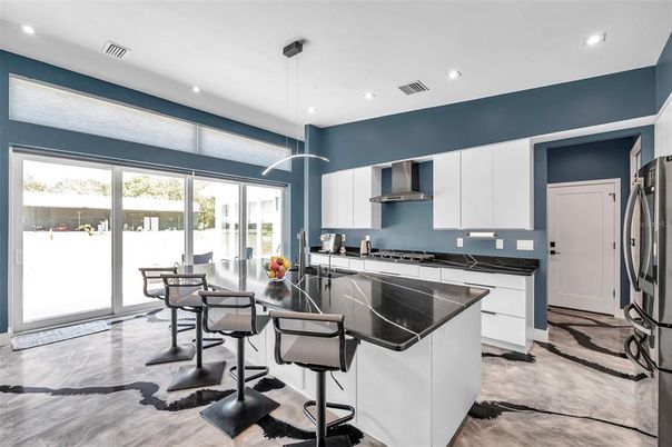 Interior, Kitchen, Pendant Lights, Recessed Lighting
