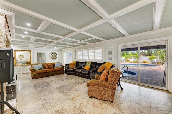 Interior, Living room, Recessed Lighting