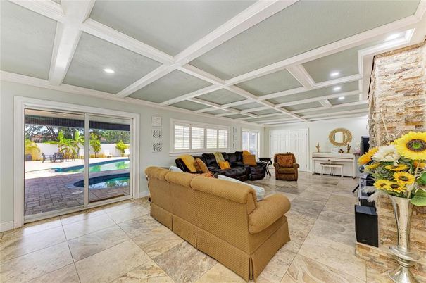 Interior, Living room, Recessed Lighting