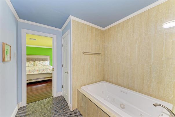 Bathroom, Interior, Wood Texture Flooring