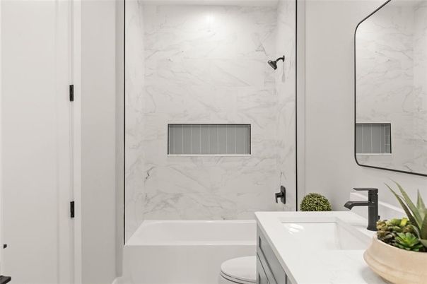 Bathroom, Interior, Marble Walls