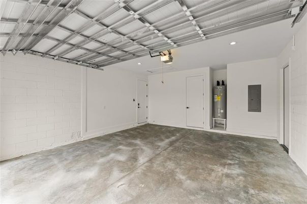 Garage, Interior, Recessed Lighting