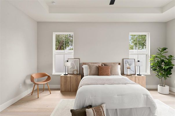 Bedroom, Interior, Wood Texture Flooring