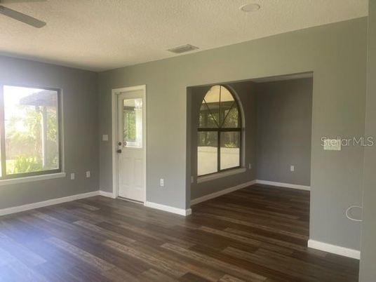 Empty room, Interior, Wood Texture Flooring