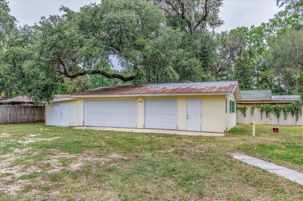 Backyard, Detached Garage, Exterior