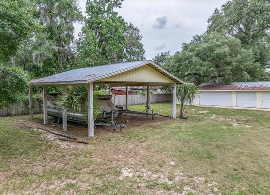 Backyard, Detached Garage, Exterior