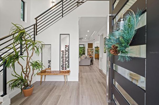 Interior, Recessed Lighting, Wood Texture Flooring