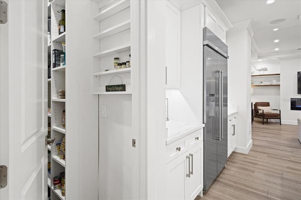 Interior, Recessed Lighting, Wood Texture Flooring