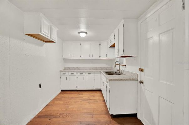 Interior, Kitchen, Wood Texture Flooring