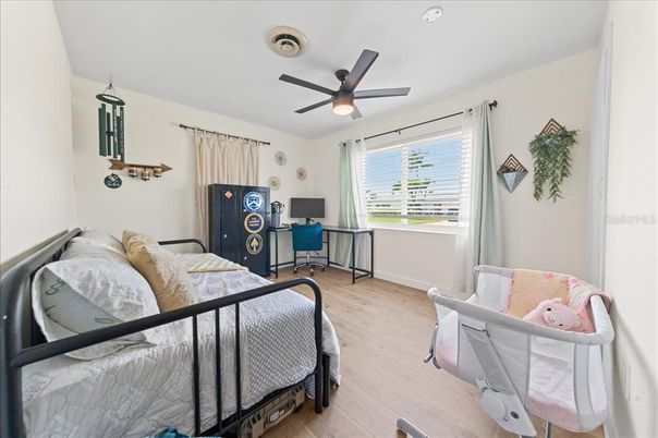 Bedroom, Home Office, Interior, Wood Texture Flooring