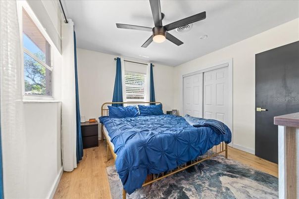 Bedroom, Interior, Wood Texture Flooring