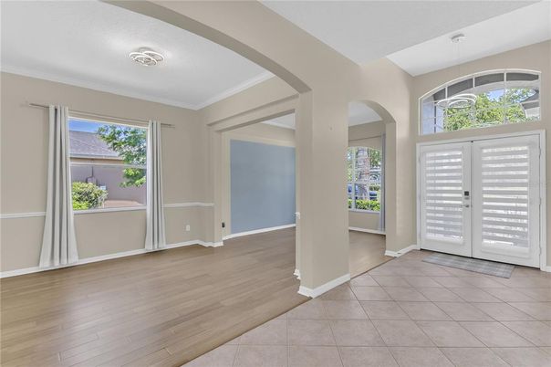 Empty room, Interior, Wood Texture Flooring