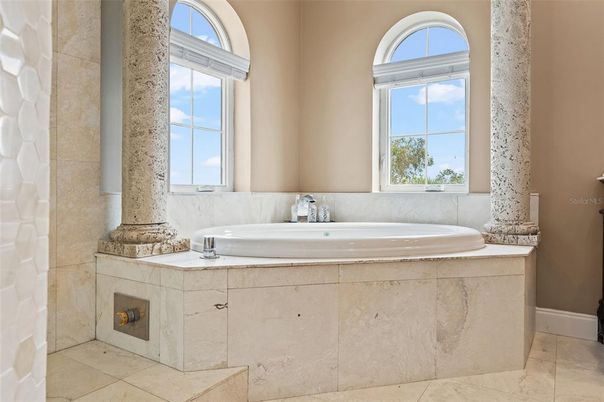 Bathroom, Fireplace, Interior