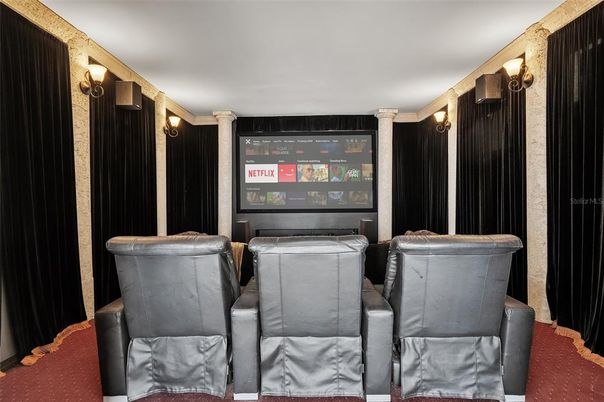 Home Theatre Room, Interior, Projection Screen, Theatre Room