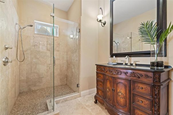 Bathroom, Glass Shower, Interior