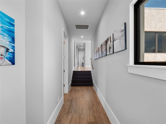Interior, Recessed Lighting, Wood Texture Flooring
