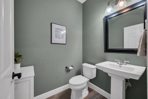 Bathroom, Interior, Wood Texture Flooring