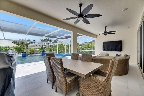 Dining room, Glass Ceilings, Interior, Pool, Sun Room