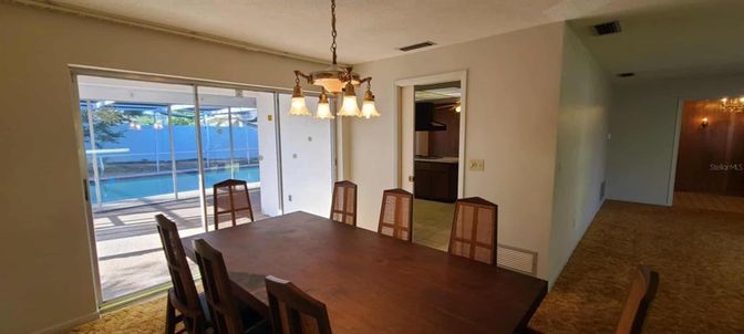 Chandelier, Dining room, Interior, Water