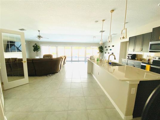 Interior, Kitchen, Living room, Pendant Lights