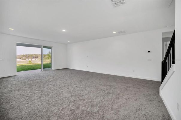 Empty room, Interior, Recessed Lighting