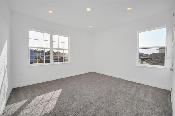 Empty room, Interior, Recessed Lighting