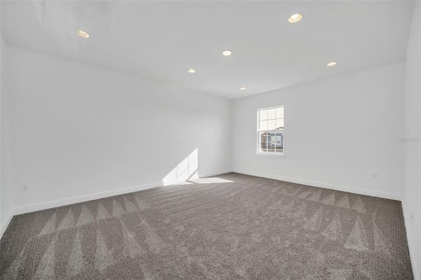 Empty room, Interior, Recessed Lighting