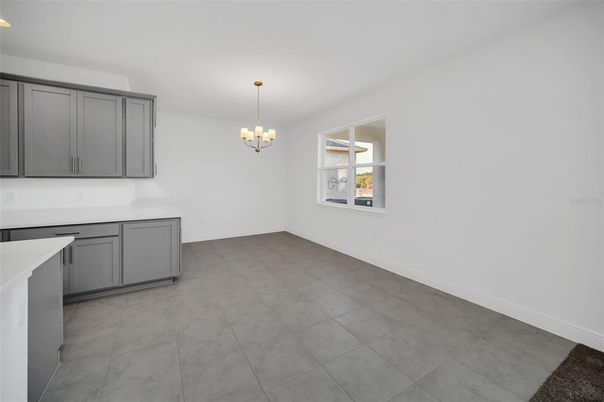 Chandelier, Empty room, Interior