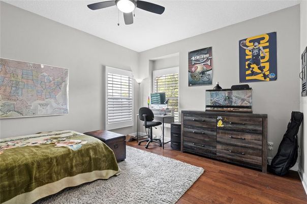 Bedroom, Home Office, Interior, Wood Texture Flooring