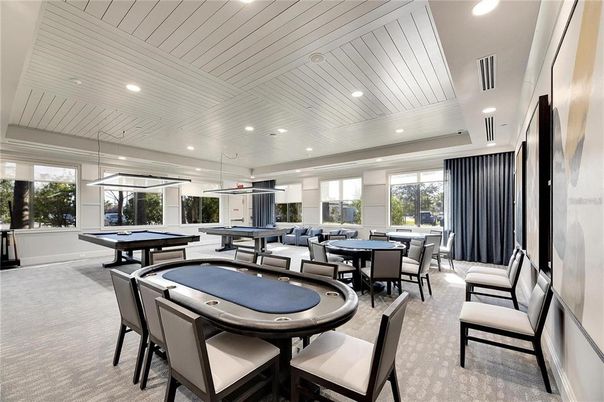 Billiard Table, Dining room, Game Room, Interior, Pendant Lights, Recessed Lighting
