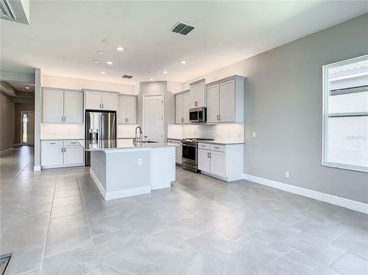 Interior, Kitchen, Recessed Lighting, Stainless Steel Appliances