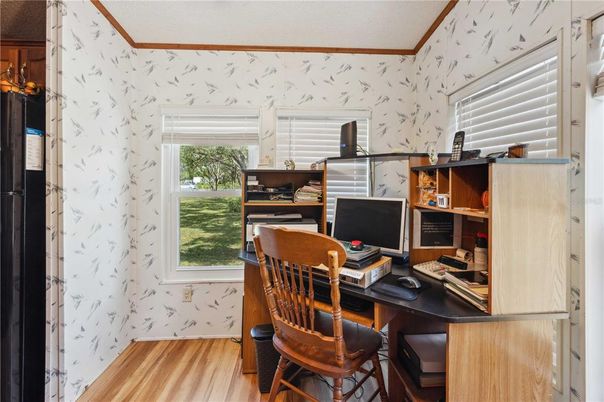 Home Office, Interior, Wood Texture Flooring