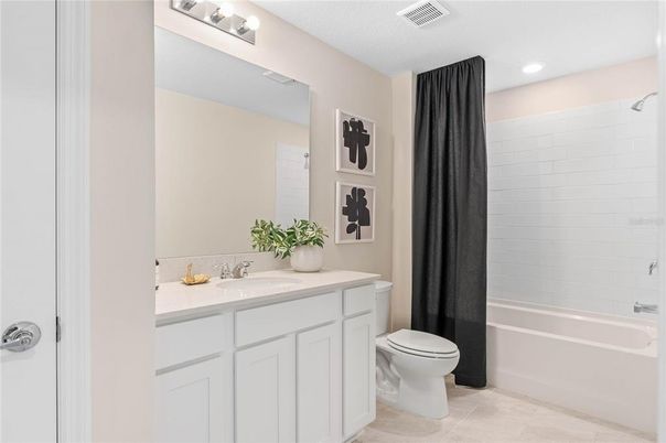 Bathroom, Interior, Recessed Lighting