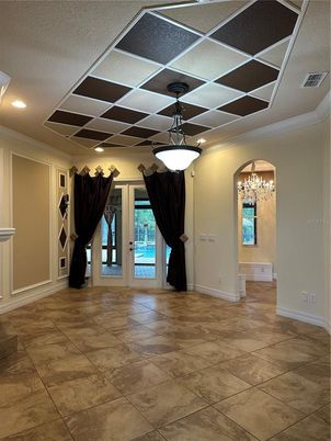 Chandelier, Interior, Recessed Lighting