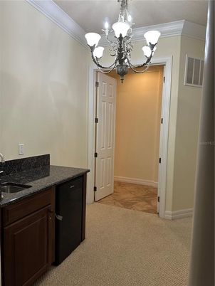 Chandelier, Interior