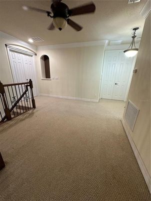 Empty room, Interior, Pendant Lights, Recessed Lighting