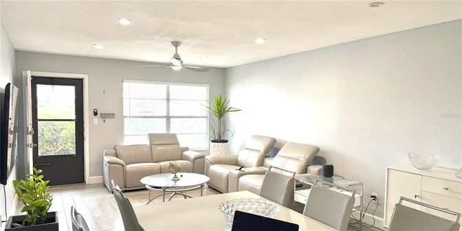Interior, Living room, Recessed Lighting