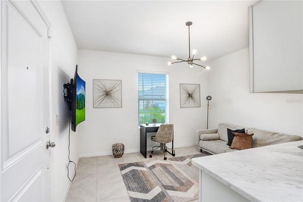 Home Office, Interior, Pendant Lights