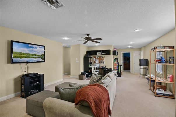 Interior, Living room, Recessed Lighting
