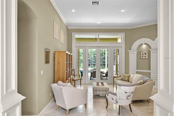Interior, Living room, Recessed Lighting
