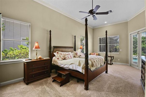 Bedroom, Interior, Recessed Lighting