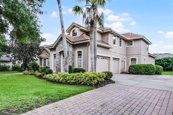 Attached, Backyard, Exterior, Facade, Mediterranean