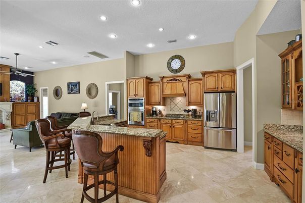Interior, Kitchen, Recessed Lighting, Stainless Steel Appliances
