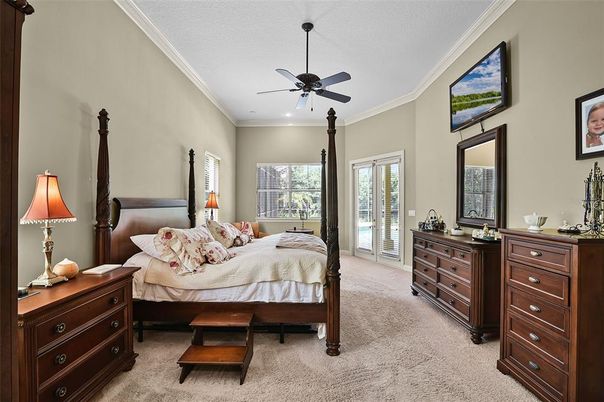 Bedroom, Interior, Recessed Lighting