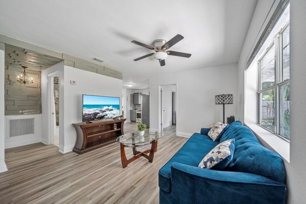 Chandelier, Interior, Living room, Wood Texture Flooring