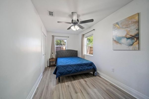 Bedroom, Interior, Wood Texture Flooring