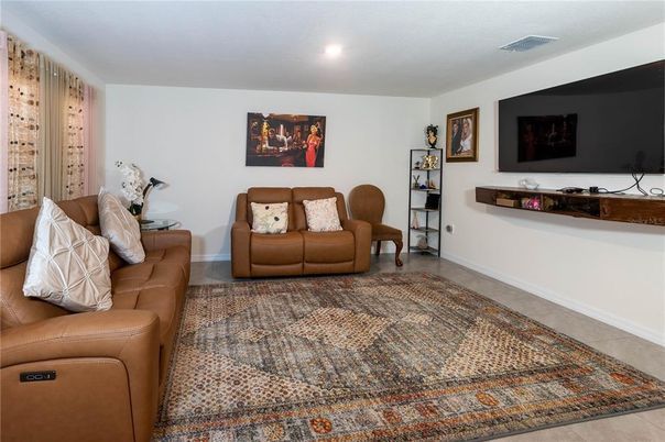 Interior, Living room, Recessed Lighting